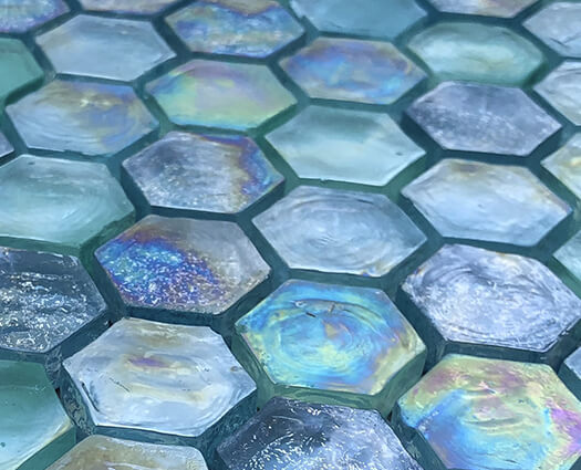 Mosaicos de vidrio